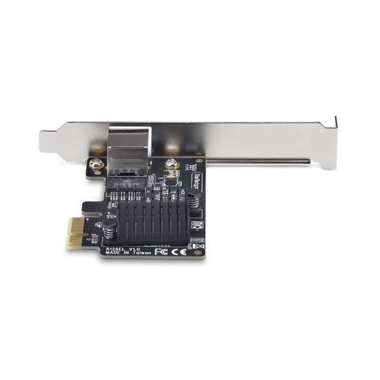 StarTech.com Carte Réseau PCIe Gigabit 5G à 1 Port, Carte LAN PCI Express 5G/2,5G/1G/100M/10M, Realtek RTL8126, Windows et Linux, Conforme TAA StarTech.com Carte Réseau PCIe Gigabit 5G à 1 Port, Carte LAN PCI Express 5G/2,5G/1G/100M/10M, Realtek RTL8126, Windows et Linux, Conforme TAA