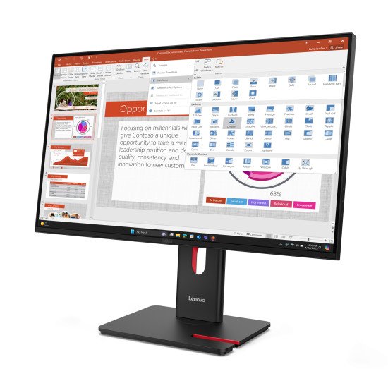 Lenovo ThinkVision T27-40 LED display 68,6 cm (27") 1920 x 1080 pixels Full HD Noir Lenovo ThinkVision T27-40 LED display 68,6 cm (27") 1920 x 1080 pixels Full HD Noir