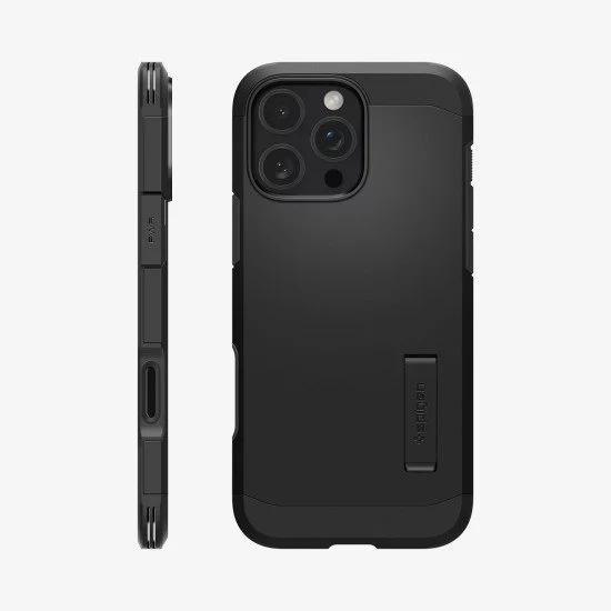 Spigen iPhone 16 Pro Max Case coque de protection pour téléphones portables Noir