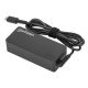 Manhattan Chargeur pour ordinateur portable USB-C Power Delivery 65 W, adaptateur secteur vers USB-C, tension universelle pour la plupart des ordinateurs portables, idéal en remplacement, avec câble secteur amovible et câble USB-C PD intégré, noir