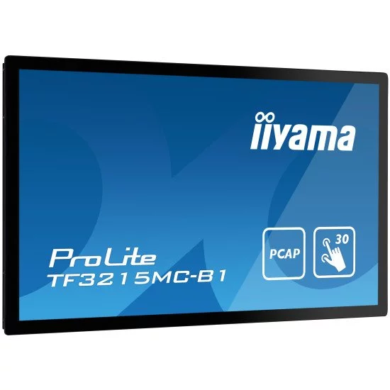 iiyama ProLite TF3215MC-B2 écran PC 80 cm (31.5") 1920 x 1080 pixels Full HD LED Écran tactile Kiosque Noir iiyama ProLite TF3215MC-B2 écran PC 80 cm (31.5") 1920 x 1080 pixels Full HD LED Écran tactile Kiosque Noir