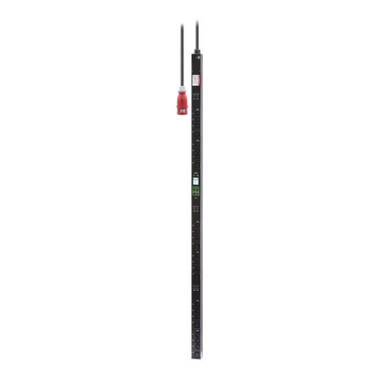 APC Easy Rack PDU, Switched Metered Outlet, 0U, 3 Phase, 22kW, 230V, 32A, (18) C13 and (6) C19 outlets, IEC60309 3P+N+PE inlet