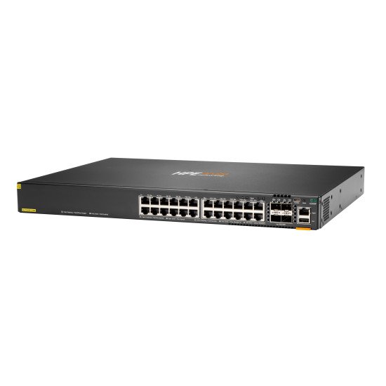 HPE Aruba Networking CX 6200F 24G Class-4 PoE 4SFP+ 370W Switch