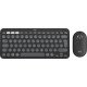 Logitech Pebble 2 Combo clavier Souris incluse RF sans fil + Bluetooth QWERTY US International Graphite