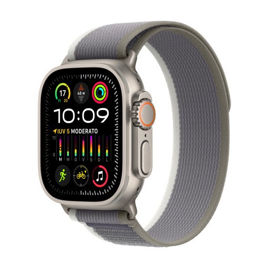 Apple Watch Ultra 2 OLED 49 mm Numérique 410 x 502 pixels Écran tactile 4G Or GPS (satellite)