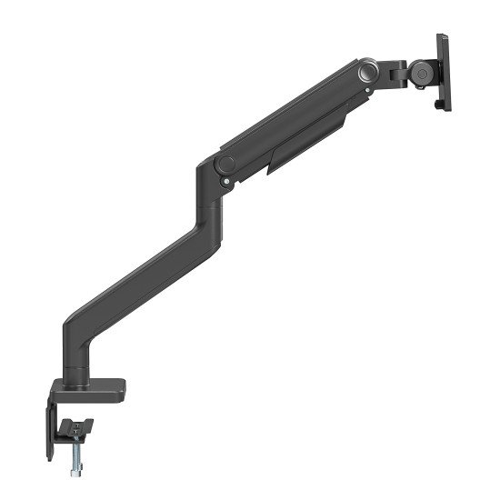 Manhattan Support de bureau pour TV/moniteurs (bras à ressort à Bras articulé), écrans 13" à 42", fixation à l'arrière par pince ou passe-câble, Compatibilité VESA : de 75x75 à 200x200 mm (vérifiez les dimensions des quatre trous de fixation à l