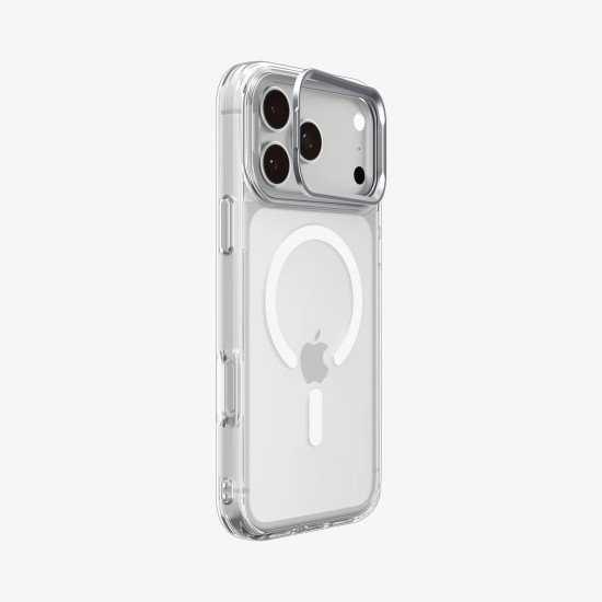 Spigen Ultra Hybrid Optik S (Mag Fit) coque de protection pour téléphones portables 17,5 cm (6.9") Housse Transparent, Argent