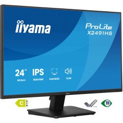 iiyama ProLite X2491HS-B1 écran PC 60,5 cm (23.8") 1920 x 1080 pixels Full HD LCD Noir