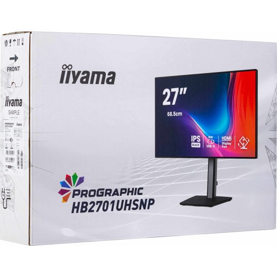 iiyama PROGRAPHIC HB2701UHSNP-B1 écran PC 68,6 cm (27") 3840 x 2160 pixels 4K Ultra HD LCD Noir