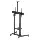 Manhattan Support sur roulettes pour TV/moniteurs, réglage hauteur par manivelle, écrans 37" à 120", Compatibilité VESA : de 200x200 à 1000x600 mm (vérifiez les dimensions des quatre trous de fixation à l'arrière), charge max. 120 kg, hauteur 11