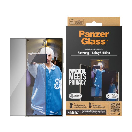 PanzerGlass Ultra Wide Fit Privacy Protection d'écran transparent Samsung 1 pièce(s)