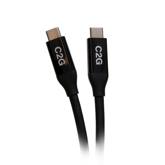 C2G Câble USB-C® mâle vers USB-C mâle (20 V 5 A) 1 m - USB4® 40 Gb/s