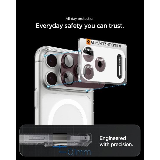 Spigen Optik Pro XL EZ Fit Protecteur d'objectif caméra Apple 1 pièce(s)