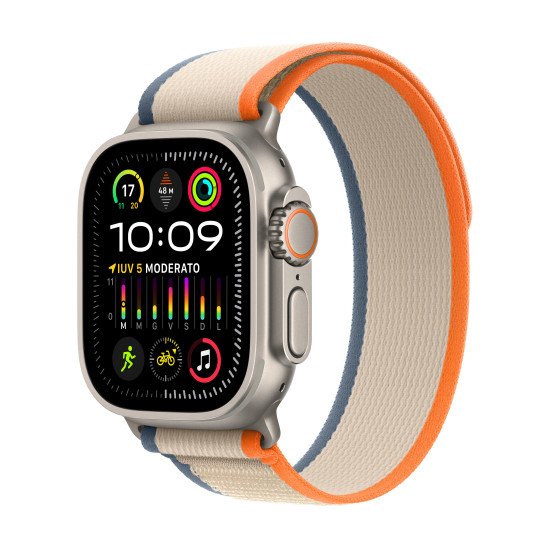 Apple Watch Ultra 2 OLED 49 mm Numérique 410 x 502 pixels Écran tactile 4G Or GPS (satellite)