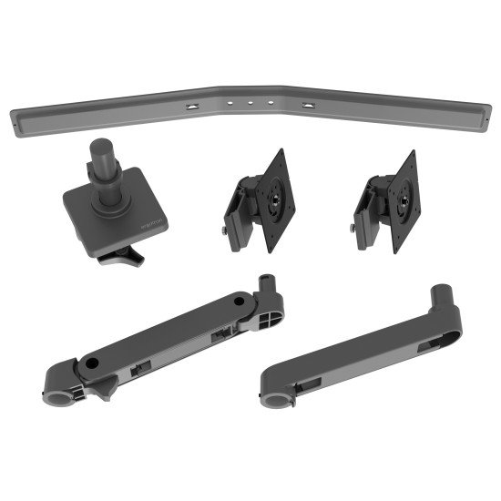 Ergotron LX Pro Series 45-684-293 support d'écran plat pour bureau 68,6 cm (27") Gris Ergotron LX Pro Series 45-684-293 support d'écran plat pour bureau 68,6 cm (27") Gris