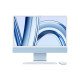 Apple iMac M3 Apple M 59,7 cm (23.5") 4480 x 2520 pixels 8 Go 512 Go SSD PC All-in-One macOS Sonoma Wi-Fi 6E (802.11ax) Bleu