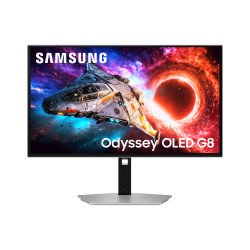Samsung G80SH écran PC 68,6 cm (27") 3840 x 2160 pixels 4K Ultra HD OLED Argent