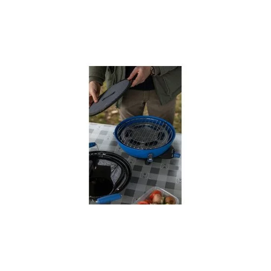 Campingaz Party Grill 400 Caravan Dessus de table propane/butane Noir, Bleu, Acier satin 2000 W Campingaz Party Grill 400 Caravan Dessus de table propane/butane Noir, Bleu, Acier satin 2000 W