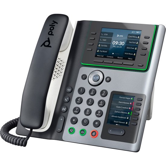 POLY Téléphone IP Edge E450 compatible PoE