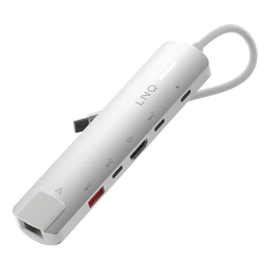 LINQ byELEMENTS 6in1 Pro USB-C 10Gbps Multiport Hub with 4K HDMI and Ethernet LINQ byELEMENTS 6in1 Pro USB-C 10Gbps Multiport Hub with 4K HDMI and Ethernet