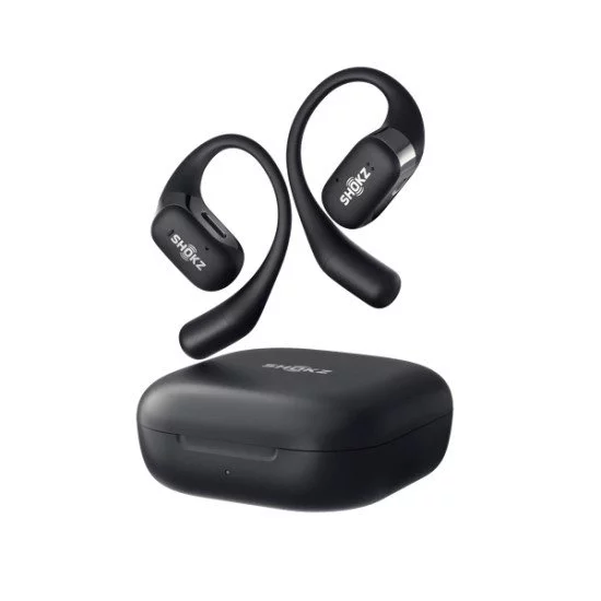 SHOKZ OpenFit Écouteurs Sans fil Crochets auriculaires Appels/Musique/Sport/Au quotidien Bluetooth Noir SHOKZ OpenFit Écouteurs Sans fil Crochets auriculaires Appels/Musique/Sport/Au quotidien Bluetooth Noir