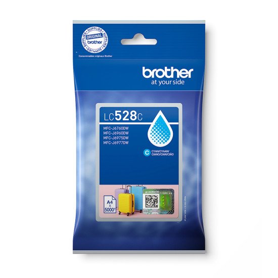 Brother LC528C cartouche d'encre 1 pièce(s) Original Cyan