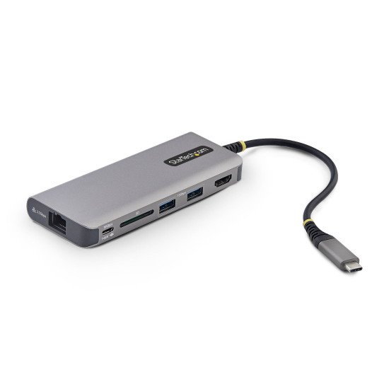 StarTech.com 177B-USBC-MULTIPORT station d'accueil Avec fil USB 3.2 Gen 2 (3.1 Gen 2) Type-C Gris