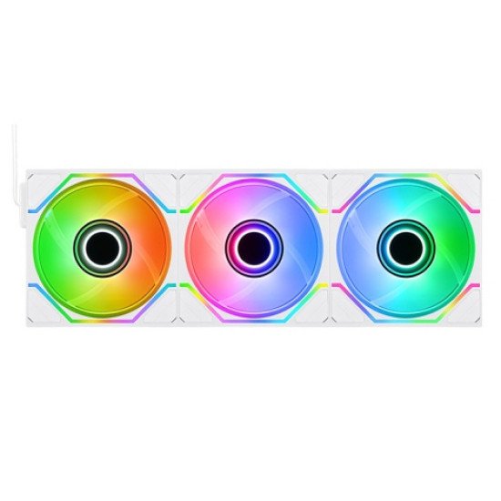 Thermaltake SWAFAN 120 EX INFINITY Boitier PC Ventilateur 12 cm Blanc 3 pièce(s)