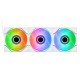 Thermaltake SWAFAN 120 EX INFINITY Boitier PC Ventilateur 12 cm Blanc 3 pièce(s)
