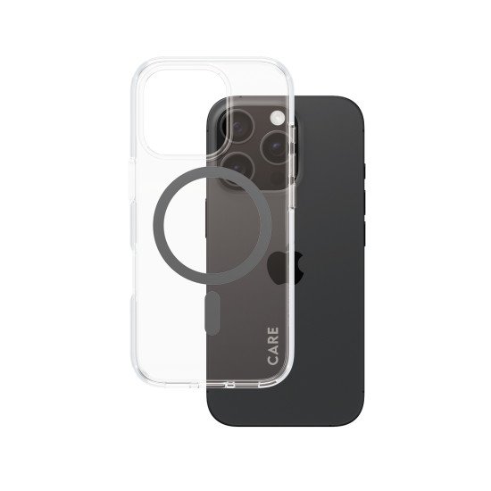 PanzerGlass CARE by PG BLK MagSafe iPhone16 6.3 Pro coque de protection pour téléphones portables Housse Transparent PanzerGlass CARE by PG BLK MagSafe iPhone16 6.3 Pro coque de protection pour téléphones portables Housse Transparent