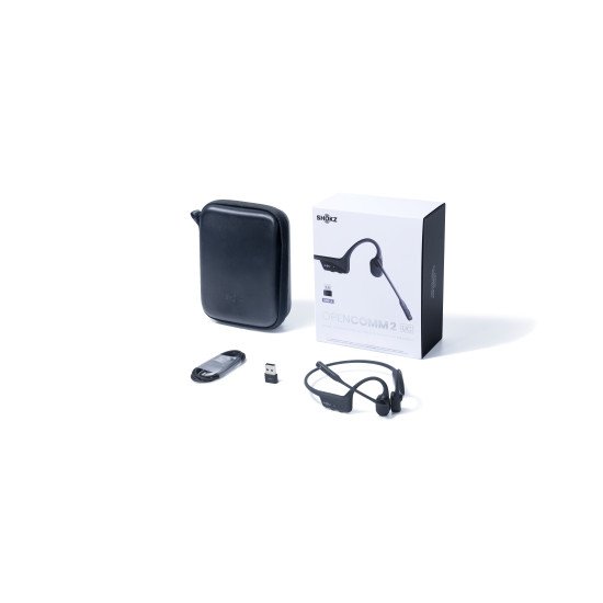 SHOKZ C110-AA-BK écouteur/casque Sans fil Crochets auriculaires Bureau/Centre d'appels USB Type-A Bluetooth Noir SHOKZ C110-AA-BK écouteur/casque Sans fil Crochets auriculaires Bureau/Centre d'appels USB Type-A Bluetooth Noir