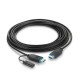 C2G 61 m Câble optique actif (AOC) série Performance HDMI® haut débit 4K 60 Hz - Certifié plénum