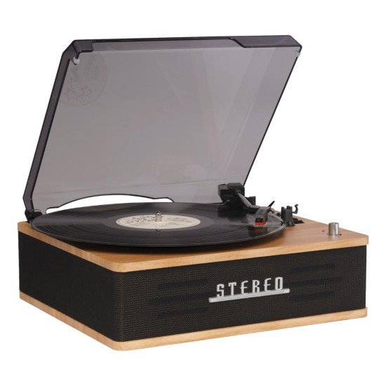 Denver VPB-262LW Tourne-disque entraîné par courroie Noir, Bois Manuel