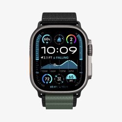 Spigen WBF1 Bande Noir, Vert Tissu