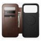 Nomad Modern Leather Folio coque de protection pour téléphones portables 16 cm (6.3") Housse Marron