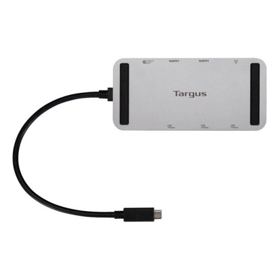 Targus DOCK429GL station d'accueil Avec fil USB4 Argent