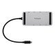 Targus DOCK429GL station d'accueil Avec fil USB4 Argent