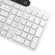 Lenovo 800 clavier Bureau Bluetooth Portuguais Blanc