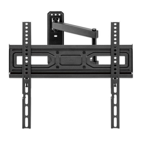 Manhattan Support mural pour TV/moniteurs (Bras articulé), écrans 32" à 55", Compatibilité VESA : de 100x100 à 400x400 mm (vérifiez les dimensions des quatre trous de fixation à l'arrière), charge max. 35 kg, noir