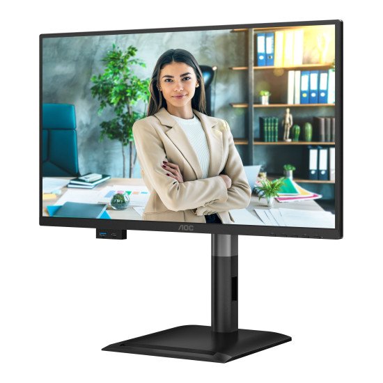 AOC 24P4CV écran PC 60,5 cm (23.8") 1920 x 1080 pixels Full HD LED Noir