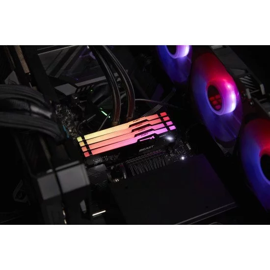 Kingston Technology FURY Beast 32 Go 5600 MT/s DDR5 CL36 DIMM (Kits de 2) RGB Kingston Technology FURY Beast 32 Go 5600 MT/s DDR5 CL36 DIMM (Kits de 2) RGB