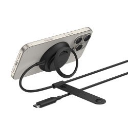 Belkin WIA014HQBK chargeur d'appareils mobiles Casques, Smartphone Noir USB Recharge sans fil Charge rapide Intérieure