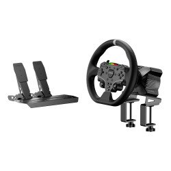 Moza Racing RS074 accessoire de jeux vidéo Noir Bluetooth/USB Volant + pédales Numérique PC