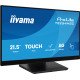 iiyama T2254MSC-B2AG écran PC 54,6 cm (21.5") 1920 x 1080 pixels Full HD LED Écran tactile Noir