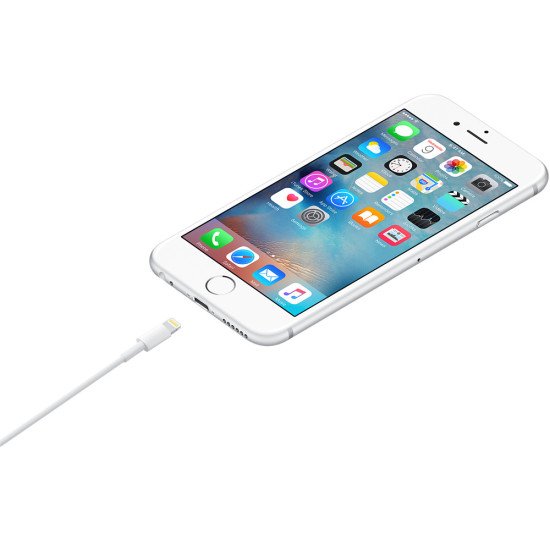 Apple MUQW3ZM/A câble Lightning 1 m Blanc