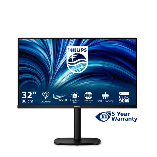 Philips 32B2U3601/00 écran PC 80 cm (31.5") 2560 x 1440 pixels Quad HD LCD Noir Philips 32B2U3601/00 écran PC 80 cm (31.5") 2560 x 1440 pixels Quad HD LCD Noir