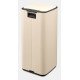 Brabantia Bo Pedal Bin 30 L Rectangulaire Acier Beige