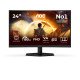 AOC G4 23.6" VA FHD 180Hz écran PC 59,9 cm (23.6") 1920 x 1080 pixels Full HD LCD Noir, Rouge