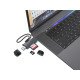Conceptronic BIAN05G lecteur de carte mémoire USB 3.2 Gen 1 (3.1 Gen 1) Type-A/Type-C Gris