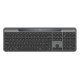 Logitech Signature Slim Solar+ K980 clavier Universel RF sans fil + Bluetooth QWERTY Italien Graphite